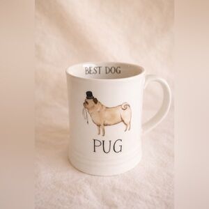 Julianna Swaney Fringe Studio Best Dog Pug Mug Ceramic Coffee Cup